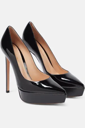 Gianvito Rossi Patent leather platform pumps