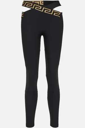 VERSACE Greca cutout leggings