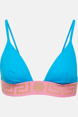 VERSACE Greca Border bikini top