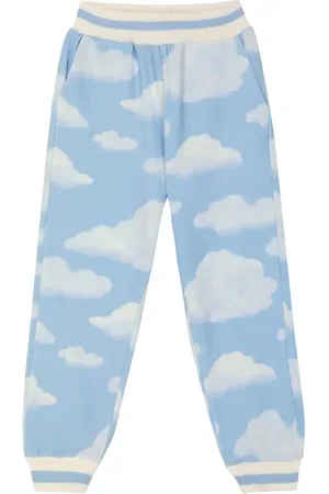 MONNALISA Printed cotton-blend sweatpants