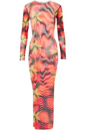 Louisa Ballou High Tide printed mesh dress