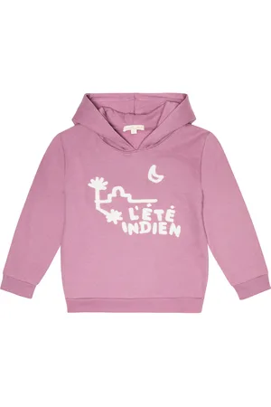 Louise Misha Issah embroidered cotton hoodie
