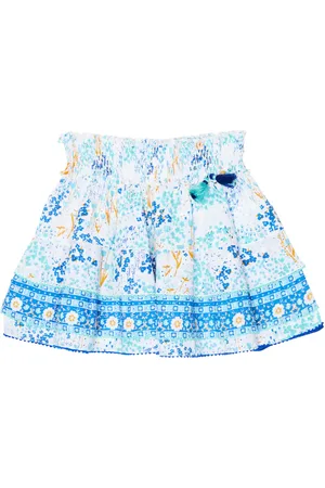 POUPETTE ST BARTH Floral cotton skirt