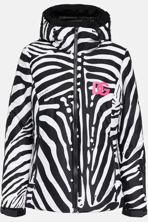 Dolce & Gabbana Zebra-print ski jacket