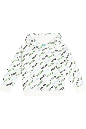 Kenzo Logo cotton jersey hoodie
