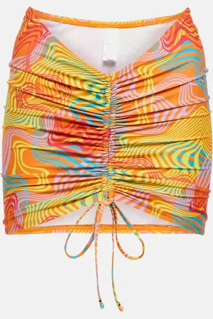Bananhot Printed jersey miniskirt