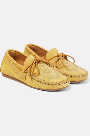 Isabel Marant Freen embellished suede moccasins