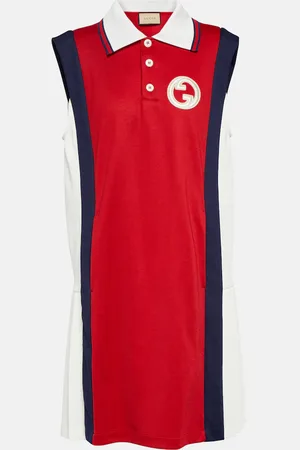 Gucci Interlocking G jersey polo minidress