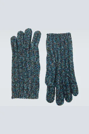 Loro Piana Ribbed-knit cashmere gloves