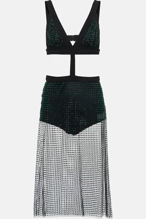 Christopher Kane Embellished tulle midi dress
