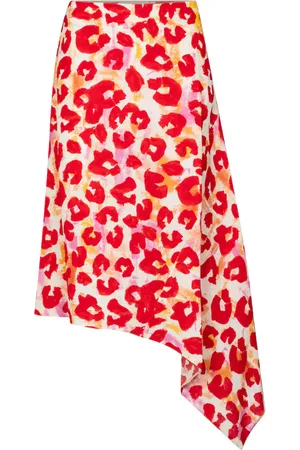 Marni Leopard-print sablÃ© midi skirt