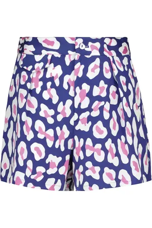 Diane von Furstenberg Edria animal-print high-rise shorts