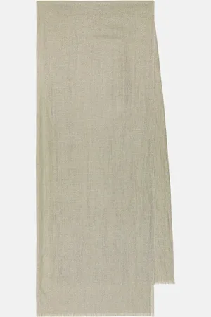 Brunello Cucinelli Cashmere and silk-blend scarf
