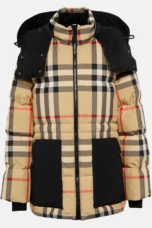Burberry Check puffer jacket
