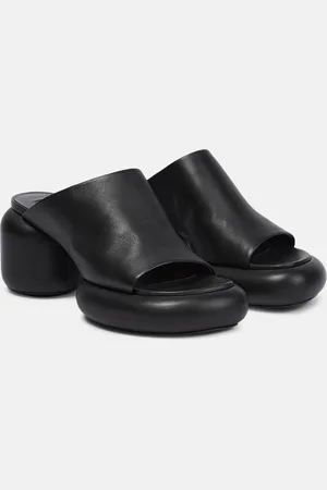 Jil Sander Leather platform sandals