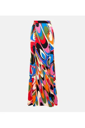 Puccini Onde maxi skirt