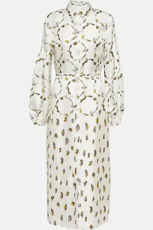 GABRIELA HEARST Mauri printed silk twill maxi dress