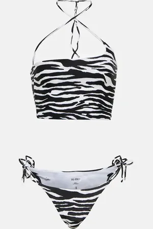 The Attico Printed bikini