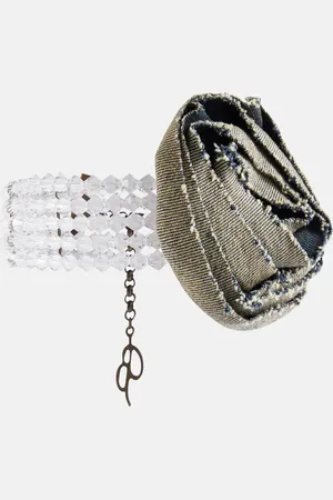 BLUMARINE Corsage embellished choker