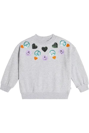 Molo Maxi sequined cotton sweatshirt