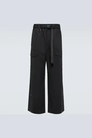 Y-3 Cotton cropped pants