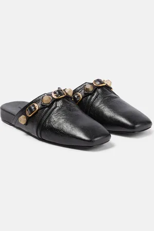 Balenciaga Cozy Cagole leather mules