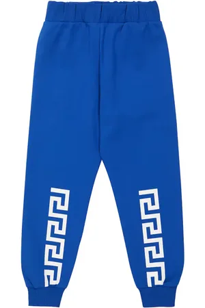 VERSACE Greca cotton jersey sweatpants