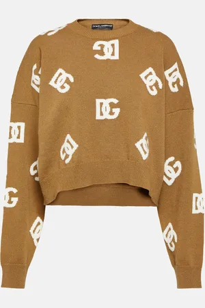 Dolce & Gabbana DG cropped wool sweater