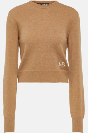 Dolce & Gabbana Cropped cashmere-blend sweater