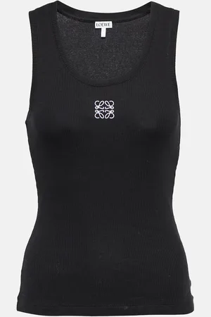 Loewe Anagram cotton-blend tank top