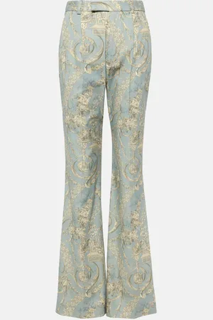 Vivienne Westwood Ray printed high-rise cotton flared pants