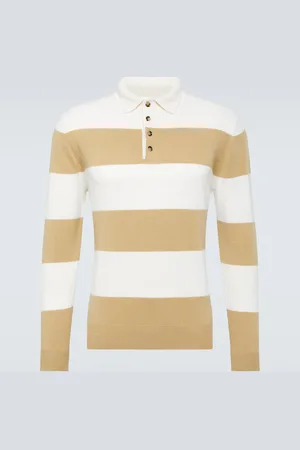Allude Wool and cashmere polo sweater