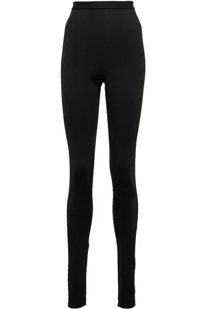 DAVID KOMA Mesh-paneled leggings
