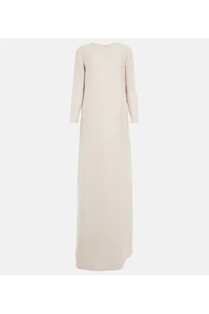 Leva cashmere hooded maxi dress in beige - The Row