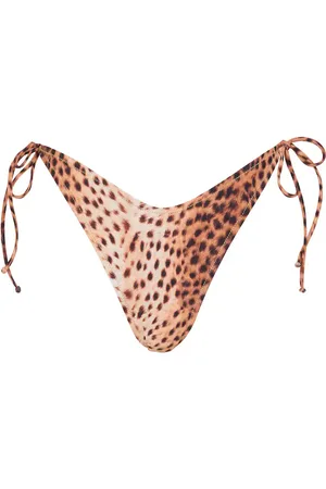 Reina Olga Susan cheetah-print bikini bottoms