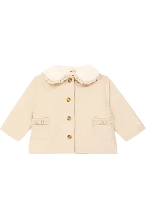 Donsje Baby Tjarda ruffled cotton coat
