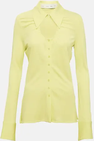 Proenza Schouler White Label cutout jersey shirt