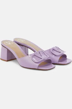 VALENTINO GARAVANI VLogo Signature patent leather mules