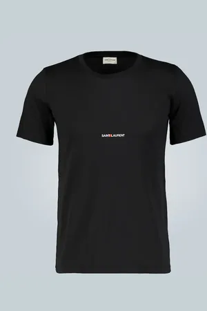Saint Laurent Signature logo cotton T-shirt