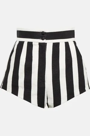 Dolce & Gabbana Portofino high-rise striped shorts