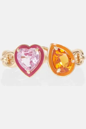 Nadine Aysoy Catena 18kt ring with sapphires