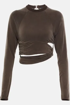 Jacquemus Le T-shirt Espelho cutout crop top