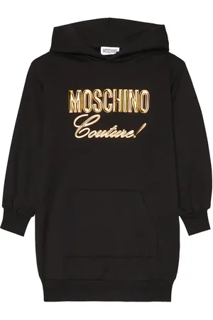 Moschino Logo cotton sweater dress