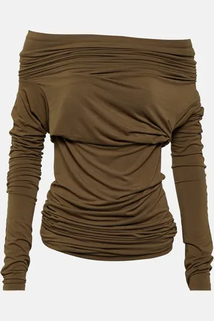 Entire Studios Draped off-shoulder top