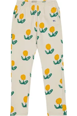 Bobo Choses Floral cotton-blend sweatpants