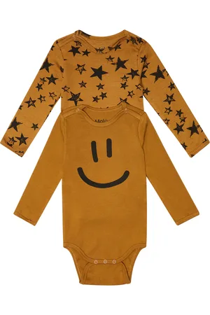 Molo Baby Foss printed jersey onesie