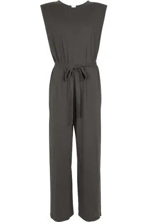Velvet Lynne smocked cotton jumpsuit