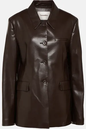 Nanushka Hadasa faux leather blazer