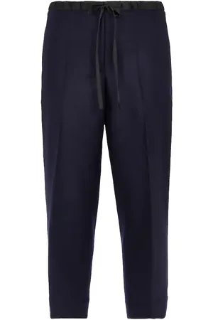 Jil Sander Wool-blend cropped pants
