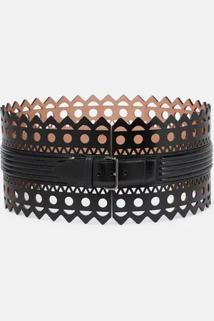 Alaïa AlaÃ¯a Leather corset belt
